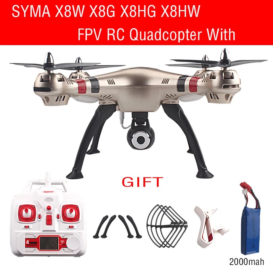 SYMA X8W X8G X8HG X8HW FPV RC Дрон с H9R 4 K/1080 P wifi камера HD 2 4G 4CH 6 Axis Квадрокоптер Вертолет VS MJX