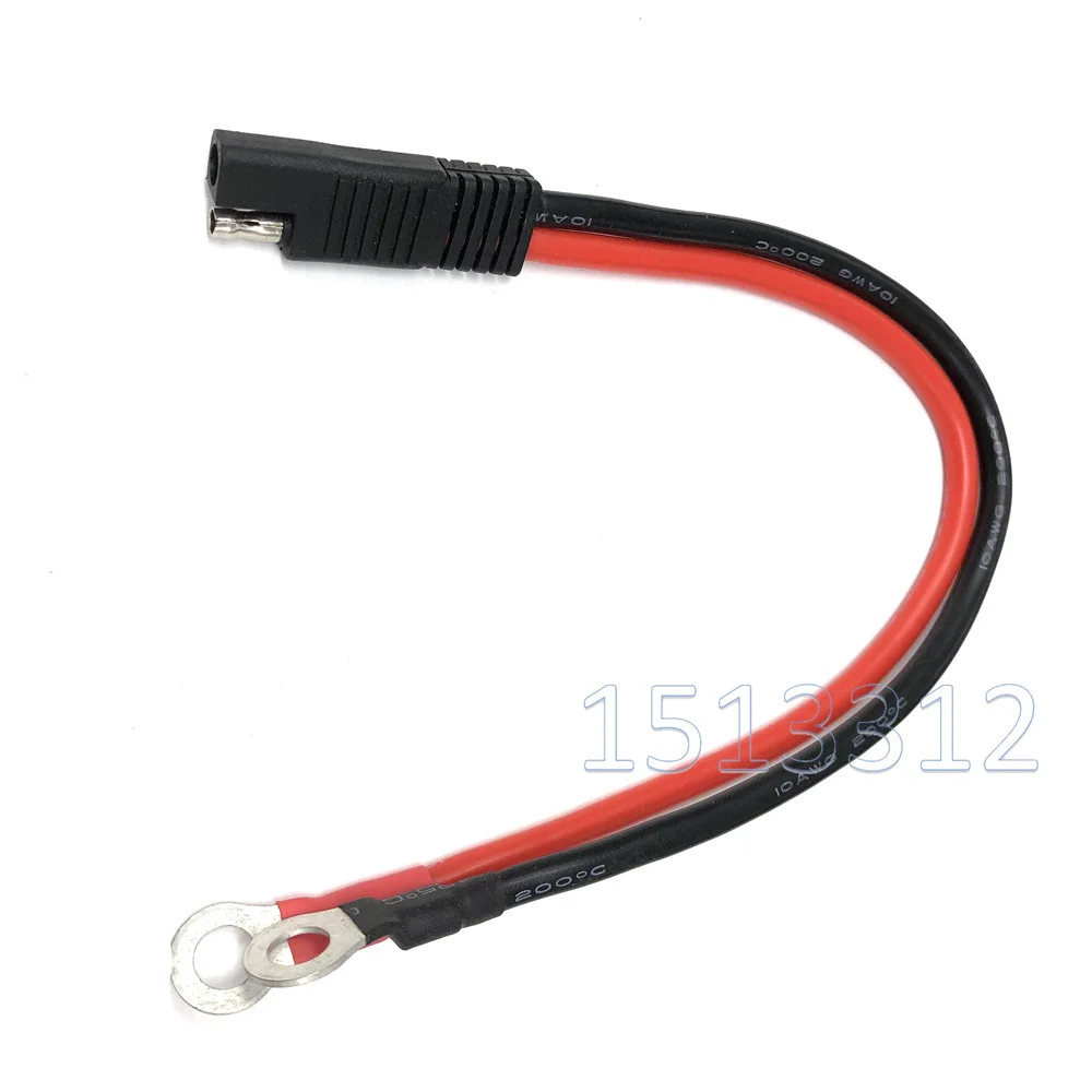 10AWG 30 см SAE к уплотнительному кольцу клеммный жгут 2 штырь быстроразъёмного