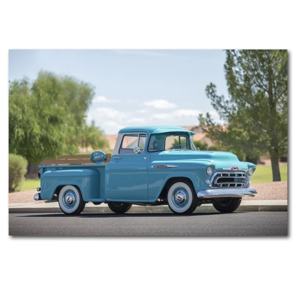 Wall Art Плакаты автомобиля Chevy пикап классический старой Винтаж Ретро автомобили