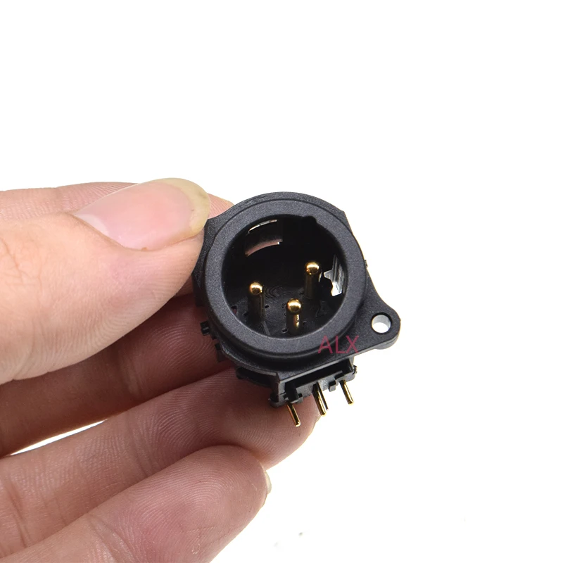 1 шт. 3pin XLR Canon Штекерный разъем Панельное крепление миксер микрофон аудио