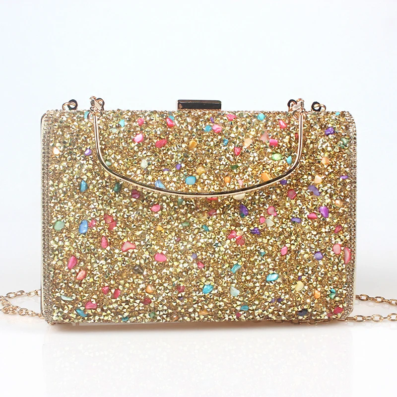 

Women Clutch Bags Luxury Crystal Handbags Evening Bags Wedding Bridal Purse Rhinestone Flap Ladies Small Crossbody Shoulder Bags