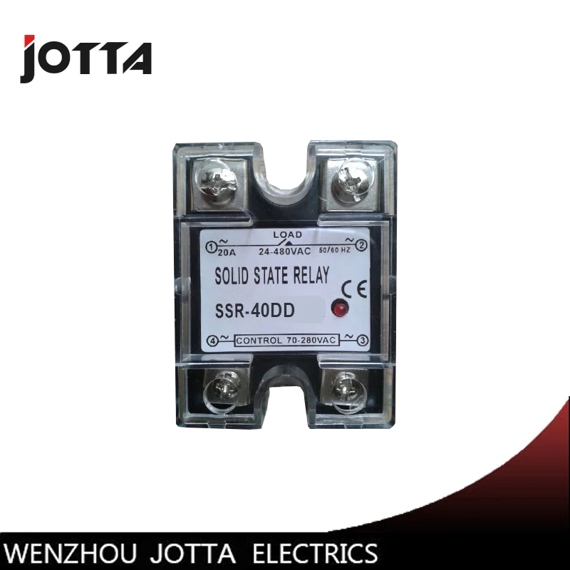 

SSR -40DD DC control DC SSR Single phase Solid state relay