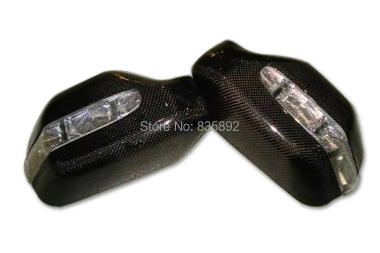 Carbon fiber+LED E46 facelift auto side mirror covers Car door rear view mirrors caps with LED light for BMW 3 series 98-05 |