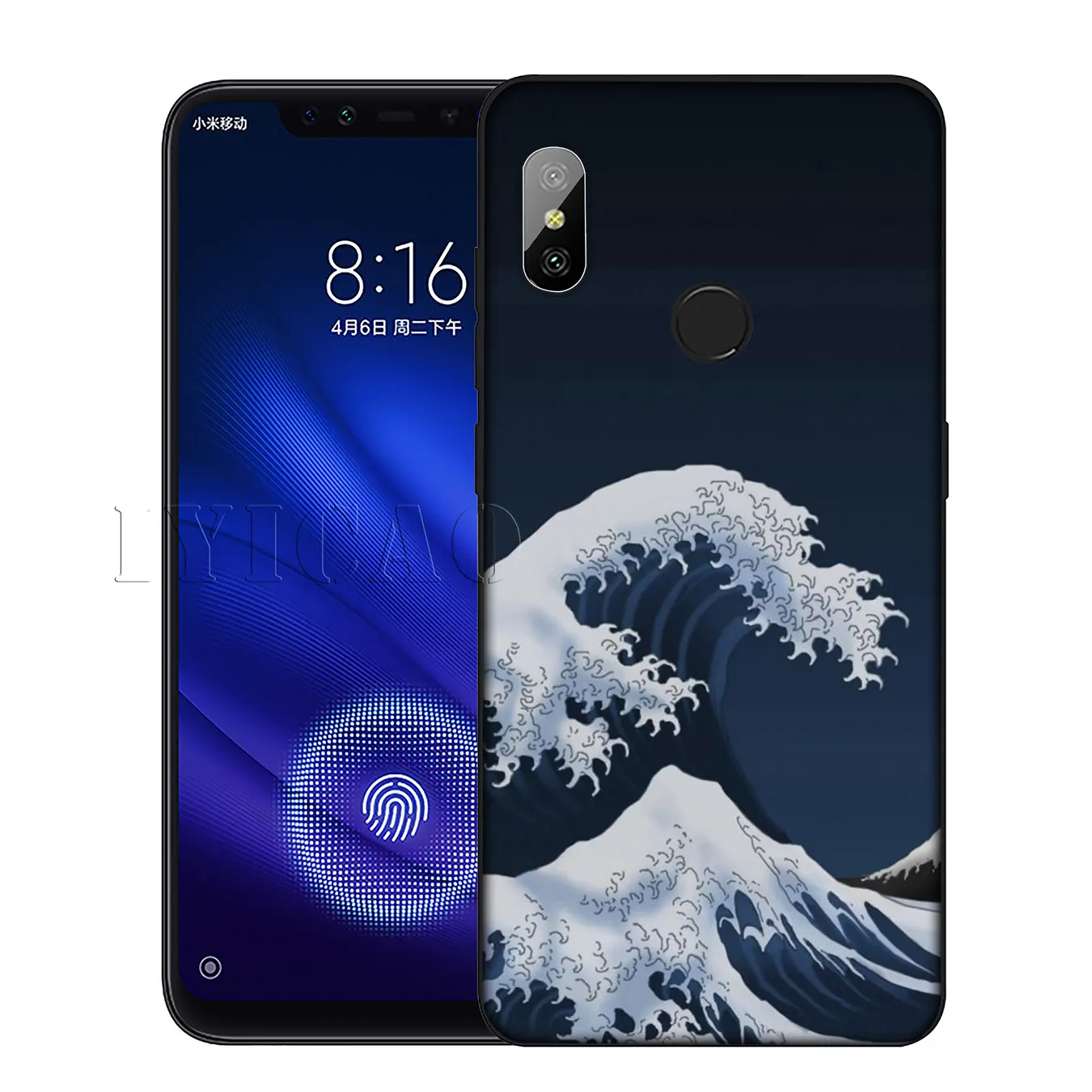 IYICAO волна книги по искусству силиконовый мягкий чехол для Xiaomi Redmi 6A 5A Примечание 7