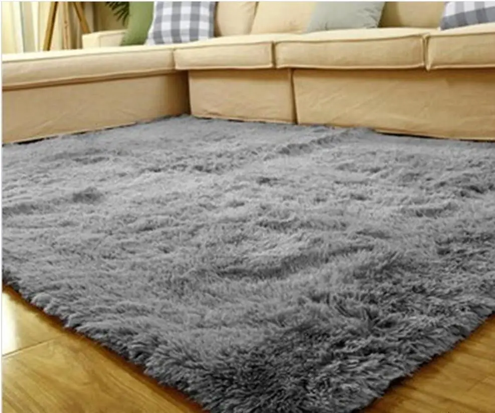

140cmx200cm Large Size Plush Shaggy Soft Carpet Area Rugs Non-slip Floor Mats Living Room Bedroom Home Decor Customize Carpet