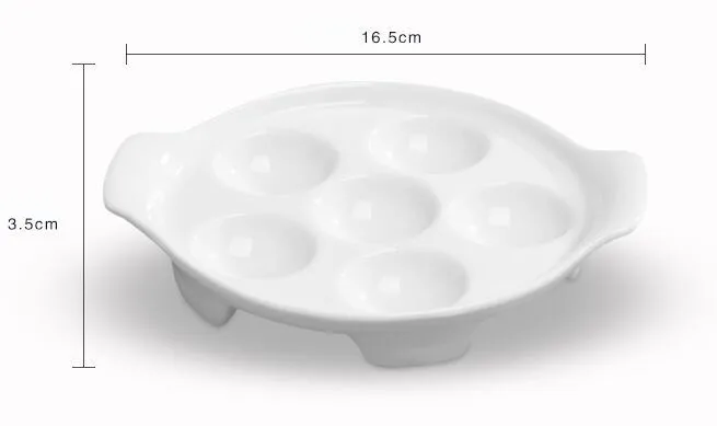 6 5 дюймовый керамический поддон для яиц/яичных тарелок/яичных держателей|egg