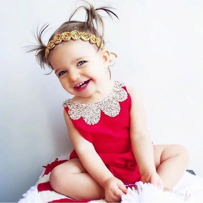 Nerlero/детские комбинезоны новый летний стиль для новорожденных одежда с жемчужным