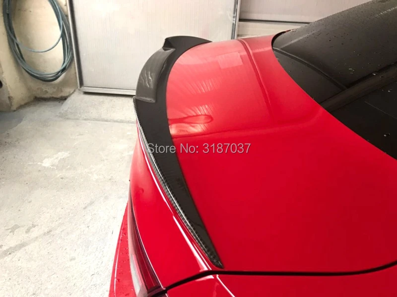 Спойлер для Alfa Romeo Giulia-, спойлер на заднюю крышу из углеродного волокна, крыло багажника, крышка для губ, автомобильный Стайлинг