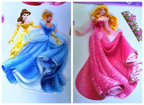 Большая принцесса замок феи настенные наклейки 3D Роспись Декор детской комнаты |