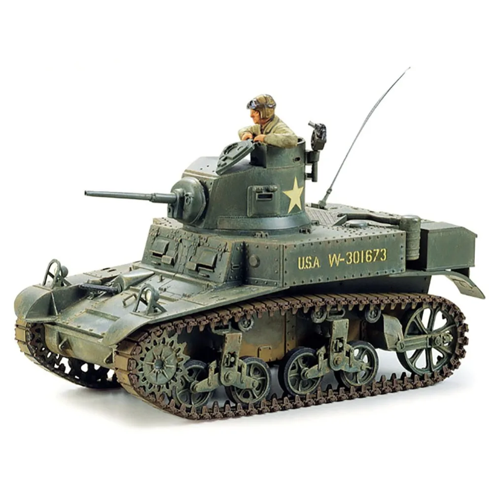 Тамия 35042 1/35 США Стюарт легкий бак M3 военный в сборе AFV модель строительные наборы