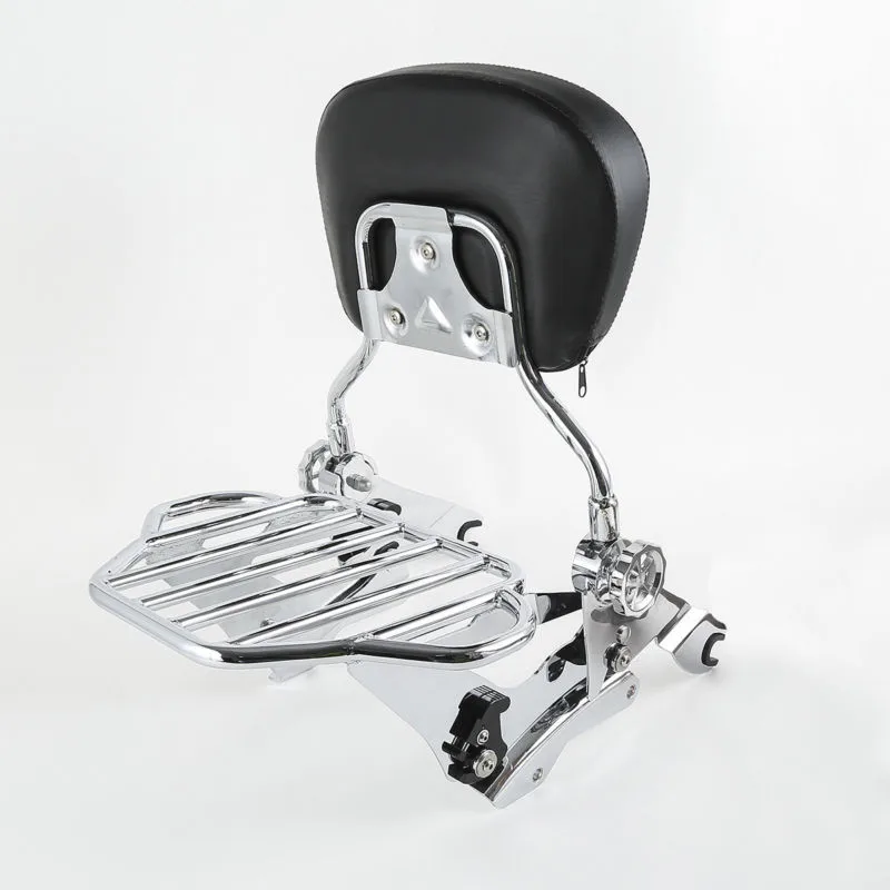 Backrest Sissy Bar Luggage Rack &amp Docking Kit Fit For Harley Touring Road King Electra Street Glide 14-18 Motorcycle | Автомобили и
