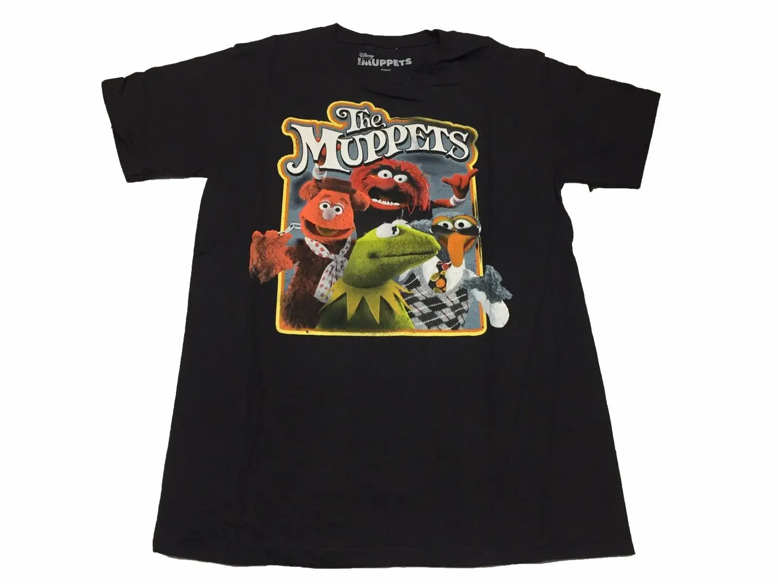 The Muppets Kermit Gonzo Fozzy Bear Винтажная футболка с изображением медведя для ТВ шоу Летняя
