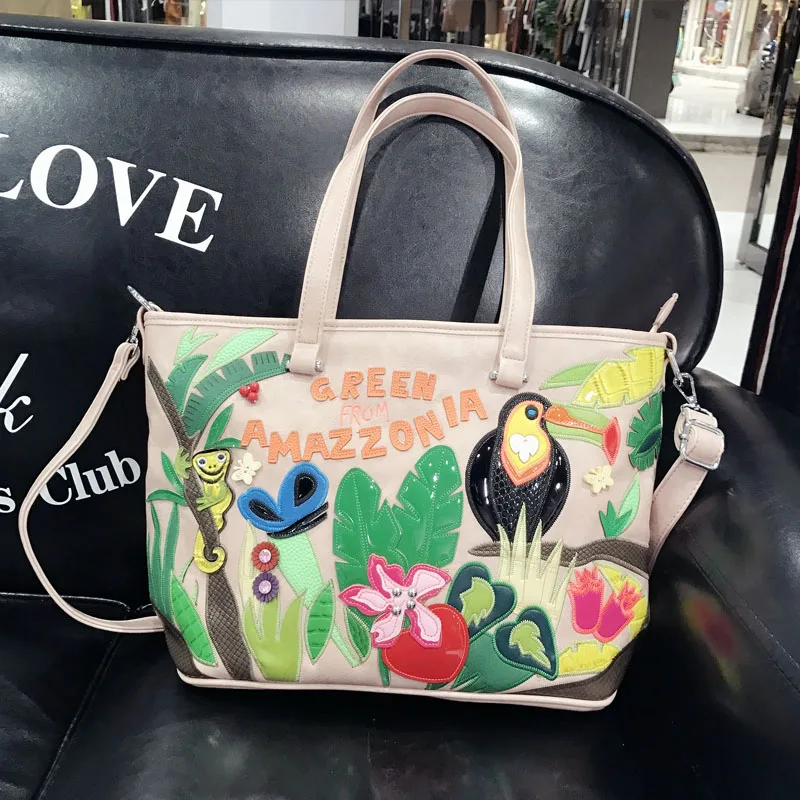 Новый дизайн модные женские сумки через плечо креативный Amazon природа