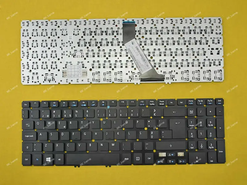Клавиатура PO Portuguese Teclado для ACER Aspire черная без рамки V5 531 5 10 дюймов|keyboard for acer|keyboard acer