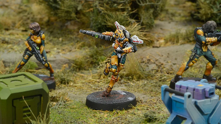 [Loong Way Miniatures] металлический миниатюрный стартовый набор corwest Belli Infinity 0596 YU JING 32 мм |