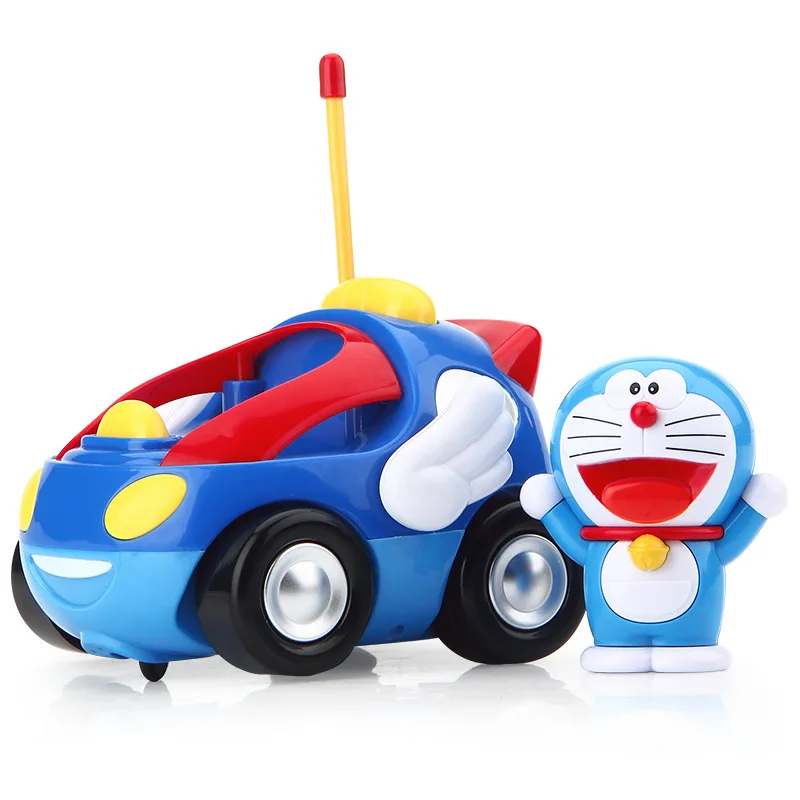 Hot Sales Doraemon remote control car cute RC Car with USB Charge and LED light music function Toy For Children gift | Игрушки и хобби
