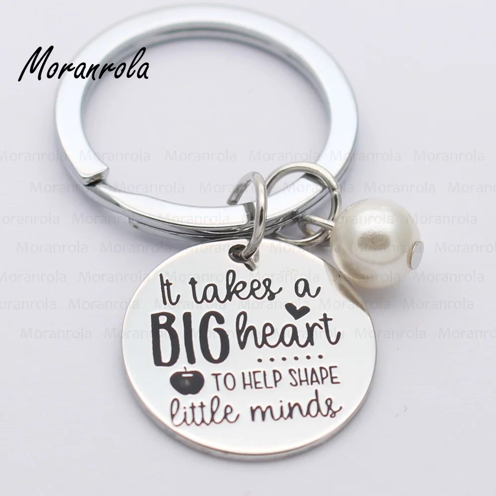 Новый брелок с медным ожерельем arried &quotit Was a big heart to help shape little minds&quot