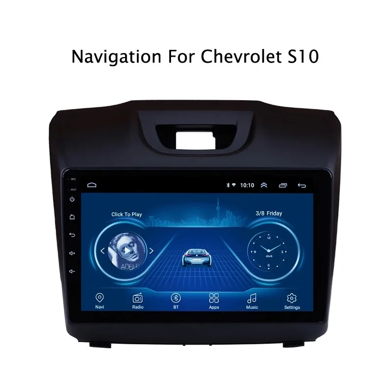 Ectwodvd 9 дюймов Andriod 8 1 Автомобильный gps навигация для Chevrolet S10 Isuzu D Max 2015 2018
