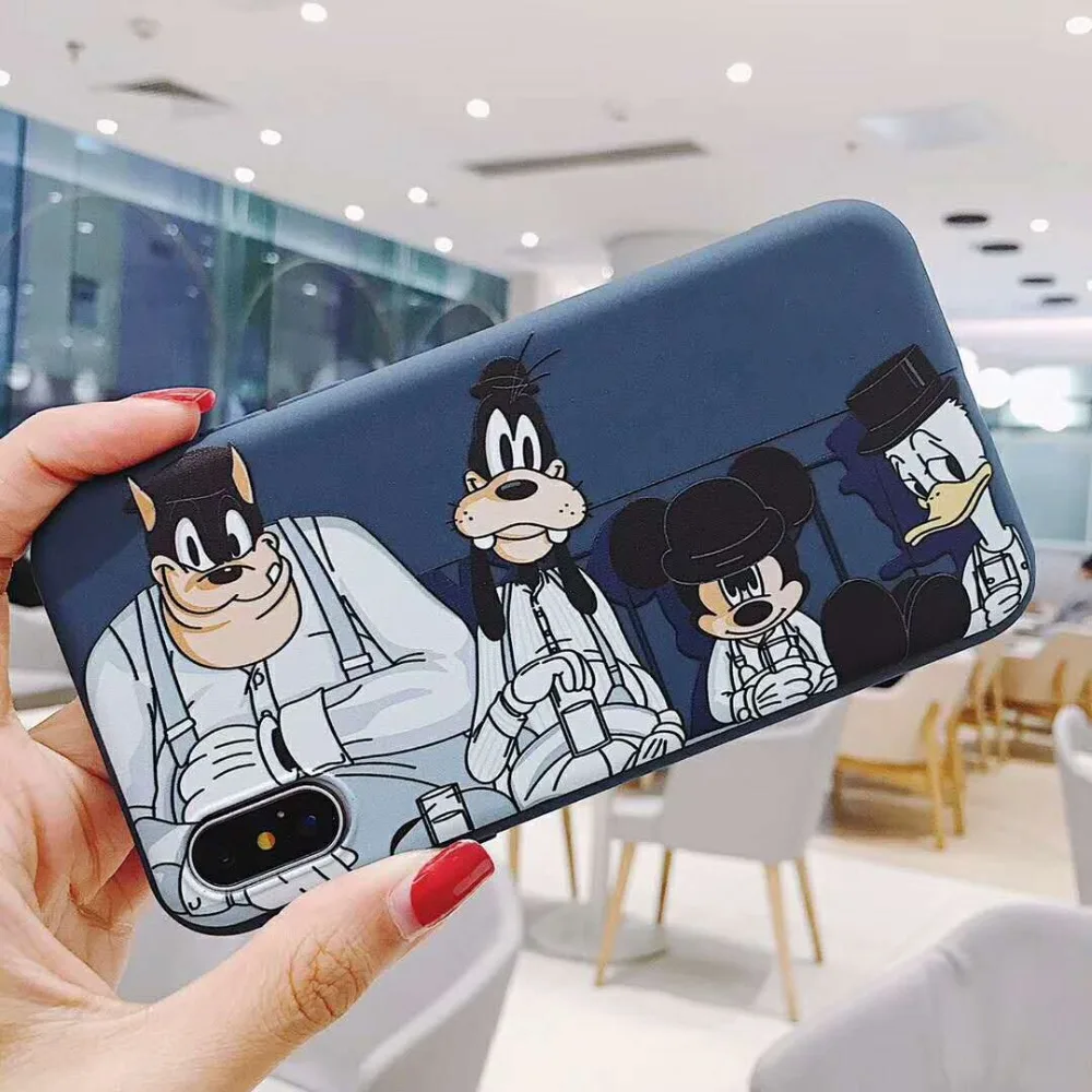 Disney mobile phone case for iphone 6 7 8 x xs xr xsmax soft back cover |