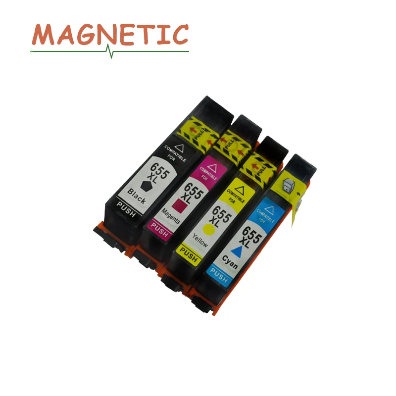 Картриджи чернильные магнитные совместимые с HP 655 для XL deskjet 3525 5525 4615 4625 4525 6520 6525 6625