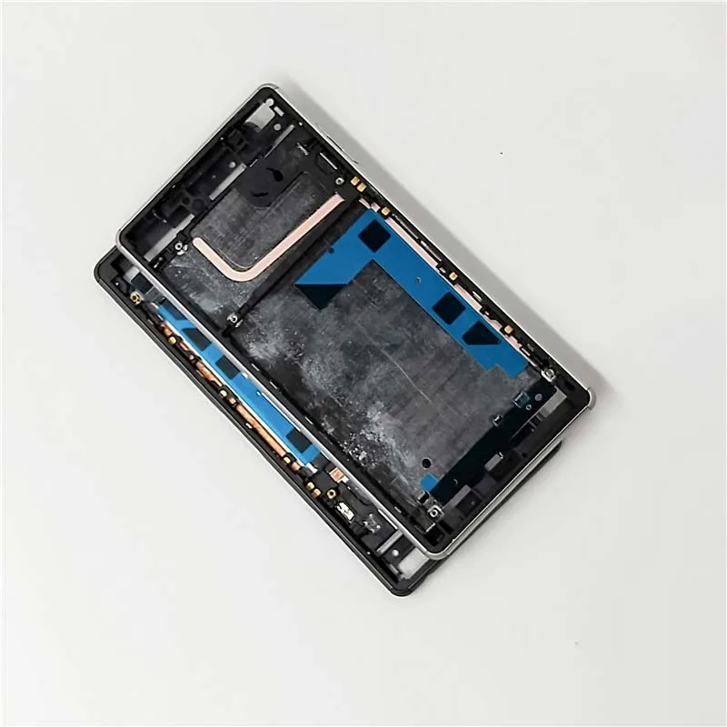 Для Sony Xperia Z5 E6603 E6653 E6633 E6683 передняя рамка для мобильного телефона Корпус Сменные