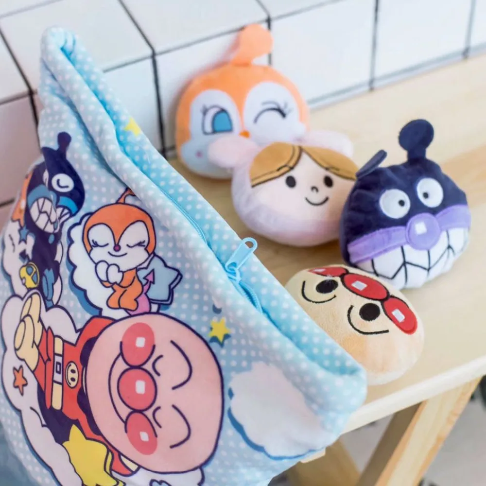 Candice guo плюшевая игрушка мягкая кукла мультфильм один мешок anpanman baikinman маленький