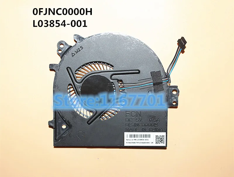 

New Original Laptop/Notebook CPU Cooling Fan for HP Probook 450 455 470 G5 450G5 470G5 0FJNC0000H L03854-001 X8C 47X8CTP103
