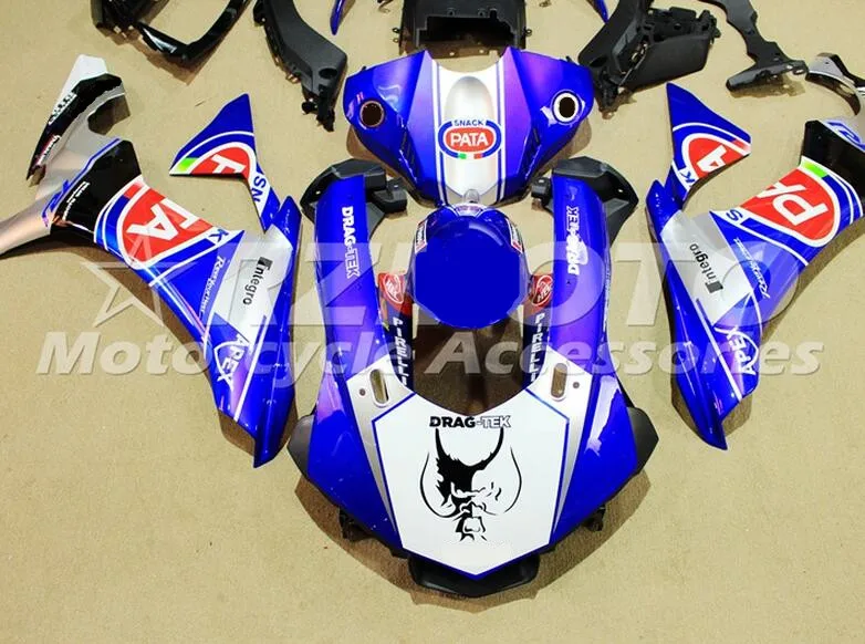 Комплект обтекателя впрыска подходит для YAMAHA YZFR1 YZF R1 15 16 17 18 YZF1000 ABS Обтекатели на заказ cool PATA