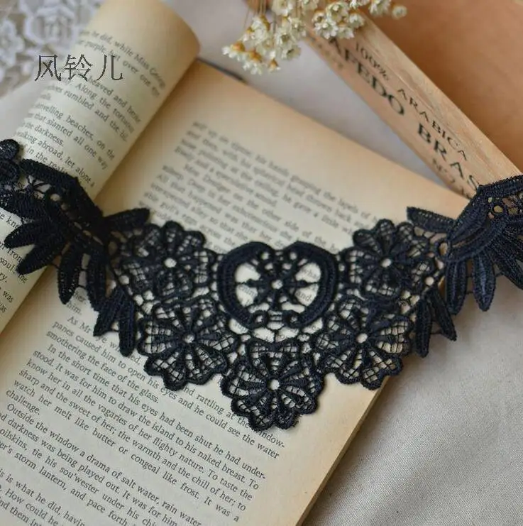 1 шт. детская Кружевная аппликация 30*6 7 см|neckline lace collar|lace collarlace applique |
