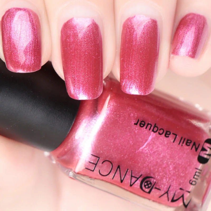 6 мл зеркальный эффект металлик лак для ногтей Пурпурная роза Золото Серебро Хром