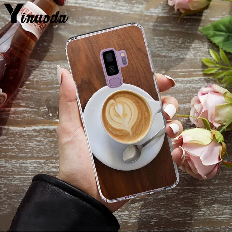 A16 Yinuoda чашка кофе Роскошный Уникальный Дизайн чехол для телефона для samsung S5 S6 S6 edge S6edge Plus S7 S8 S9 Plus чехол - Цвет: A16