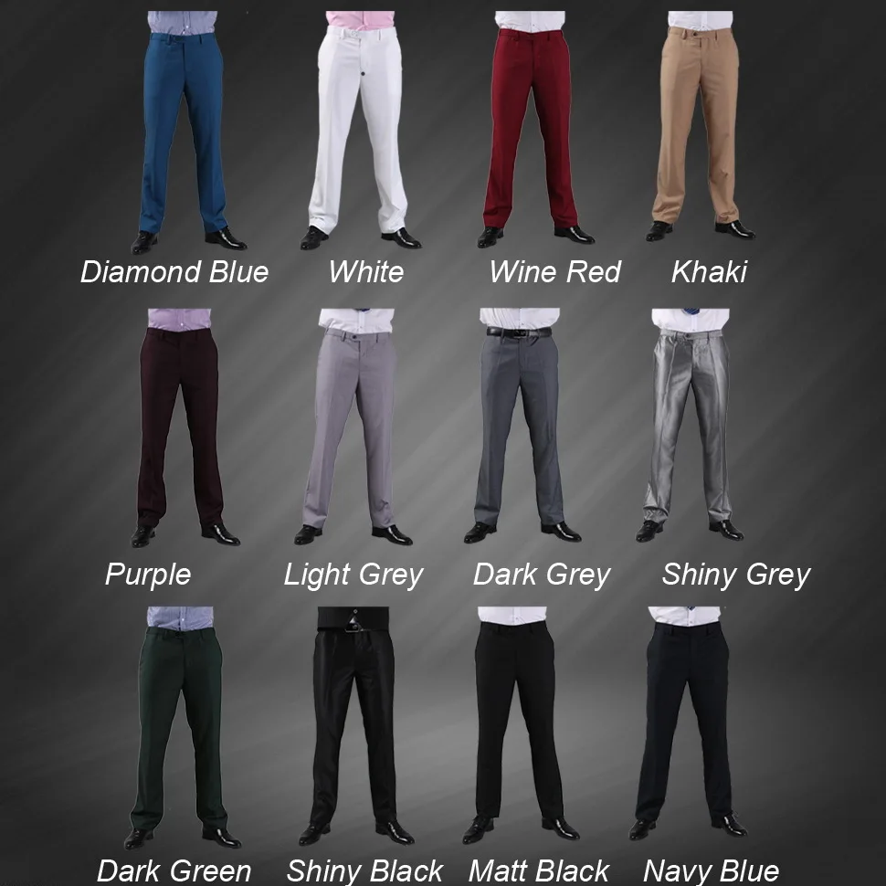 Men Business Wedding Suit Pants 2016 New Arrival Fashion Casual Tuxedo Bridegroom Formal Party Dress Trousers J1213 | Мужская одежда