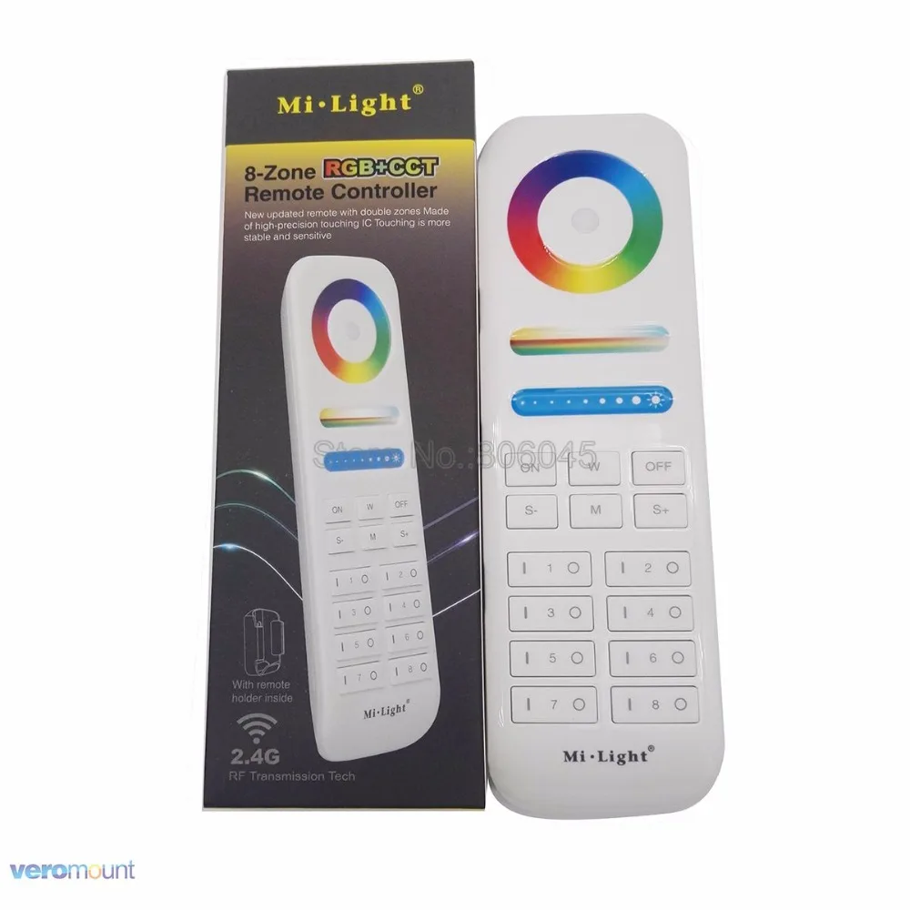 Пульт дистанционного управления Mi. Светильник FUT089 2 4 ГГц 8 зон RGB + CCT работает с LS2