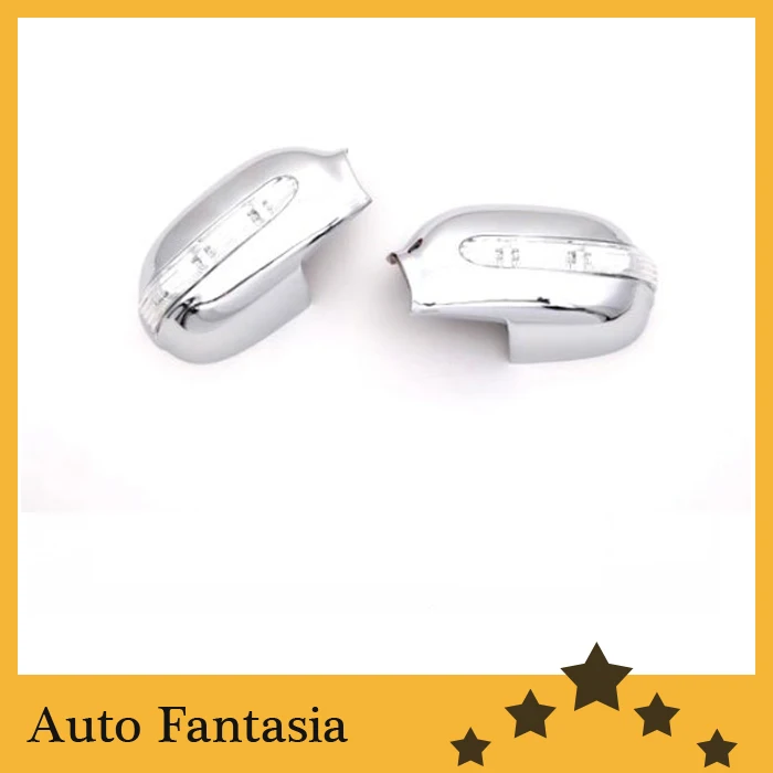 Chrome Side Mirror Cover with LED Side Blinker  for Toyota Corolla 93-97
