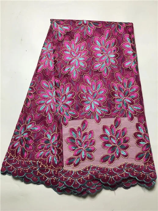 2017 Последние Бирюзовый и синий бисер Африки Французский Кружевной Ткани высокое