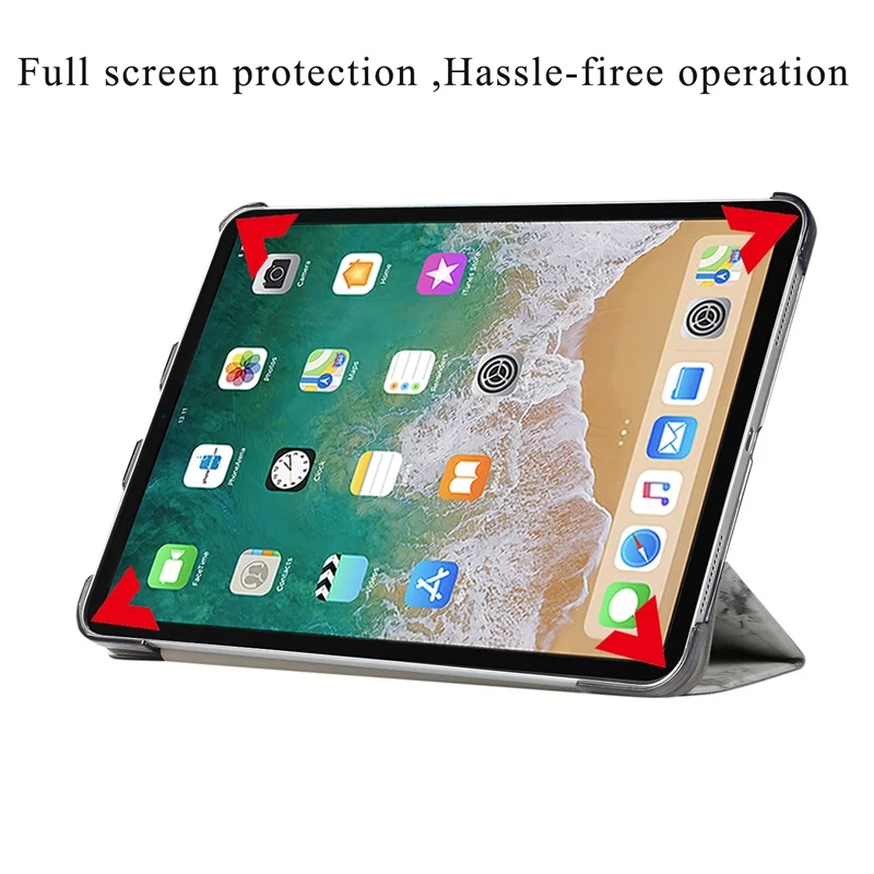 Чехол для ipad pro 11 2018 a1980a2013 A1934 a1987 новейший модный мраморный кожаный чехол с