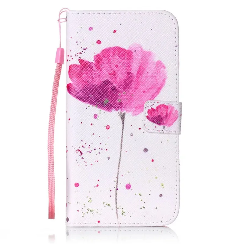 Кожаный чехол-книжка с отделениями для карт чехол для samsung Galaxy S3 S4 S5 S3mini S4mini S5mini S6 S7 и скругленным краем для iphone 4 4S 5 5 S SE 6 6s 7 8 Plus чехол - Цвет: Синий