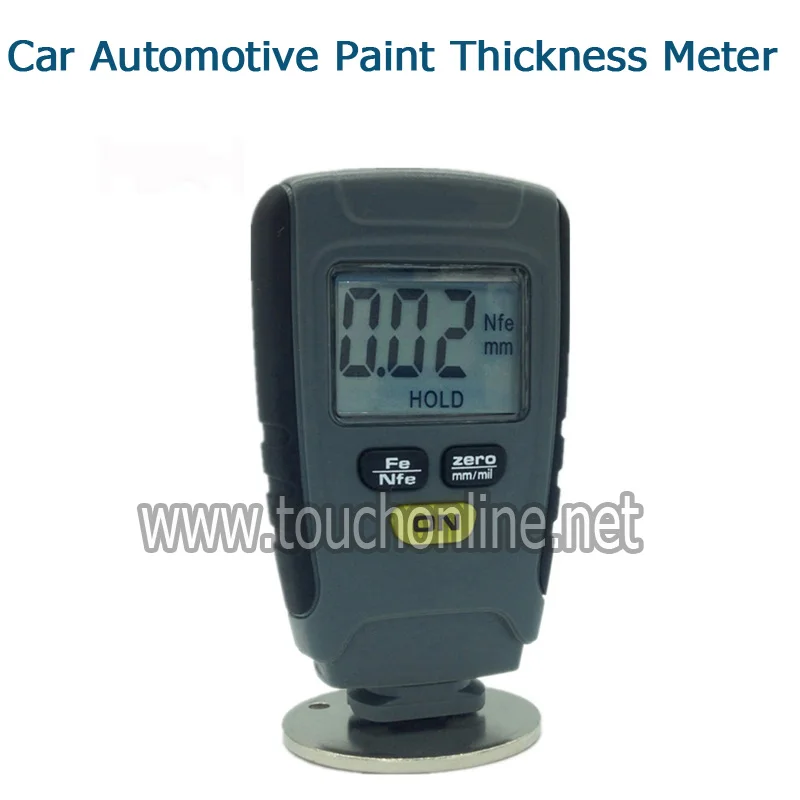 

Coating Thickness Gauge Tester Car Automotive Paint Thickness Meter 1.25mm Iron Aluminum Base TRM-660