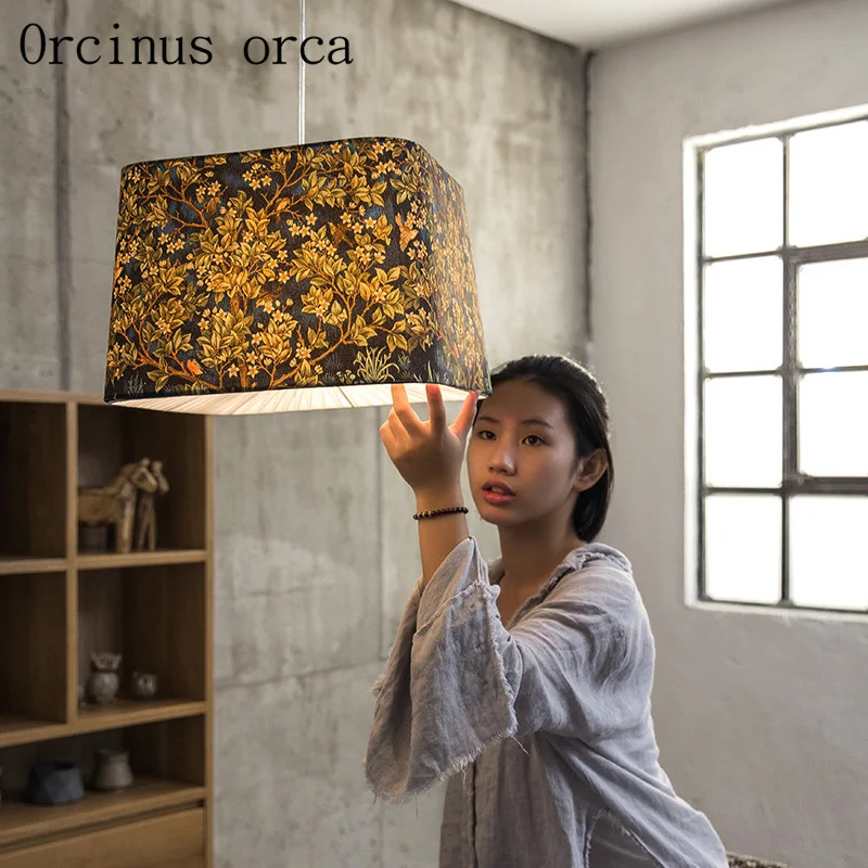 Скандинавская Современная Минималистичная Подвесная лампа в пасторальном стиле