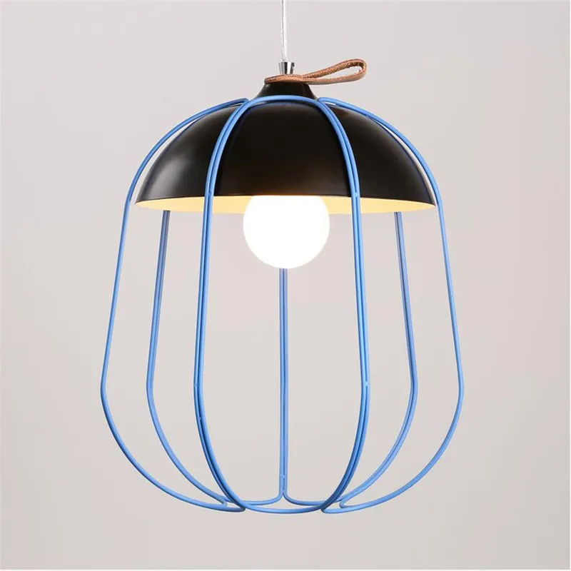 Goedkoop Vintage Land Macaron Ijzeren Hanglamp Restaurant Eetkamer Bar Moderne Nordic Suspesion Drop Lampen Dia 33Cm 1512