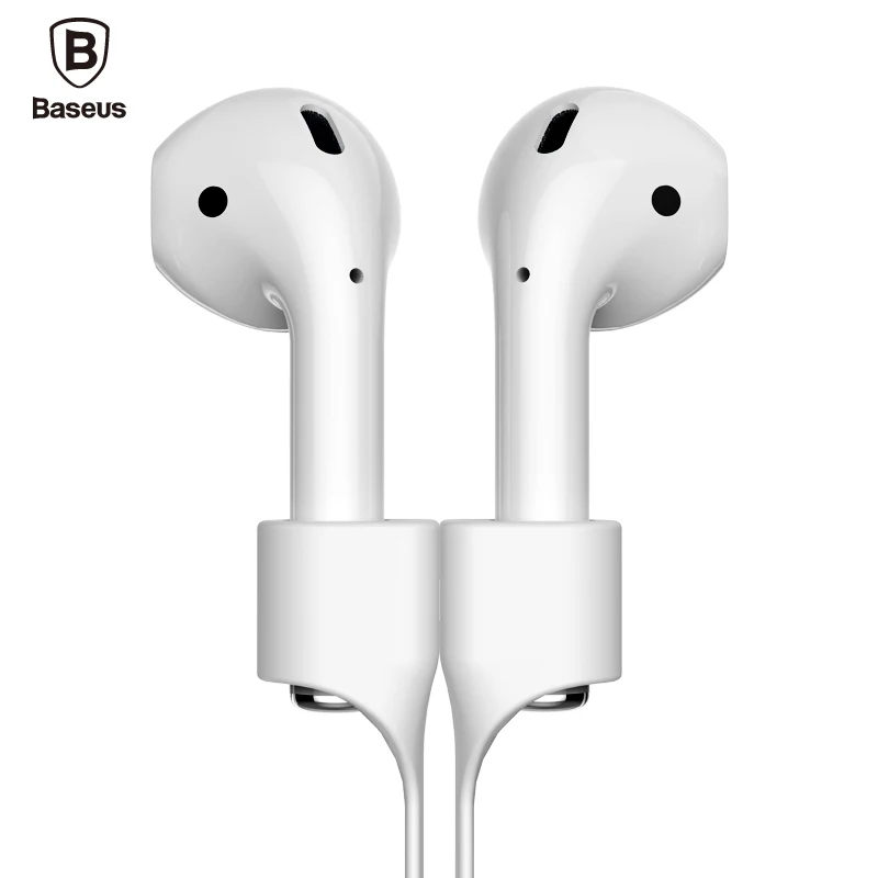 BASEUS Магнитная ремешок для Apple airpods Bluetooth наушники силиконовые Нескользящие