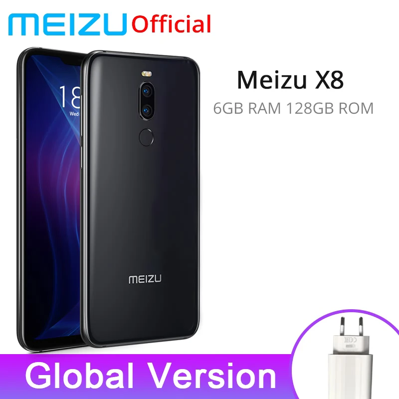 Meizu X8 6GB 128GB глобальная версия Смартфон Snapdragon 710 Восьмиядерный мобильный телефон