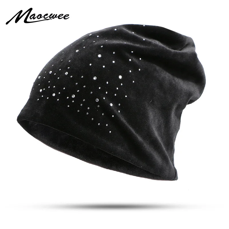 

Twinkle Spring Autumn Beanies Hats Turban Cap Casual Solid Color Knit Beanie Hats For Women Winter Beanies Caps Good Looking