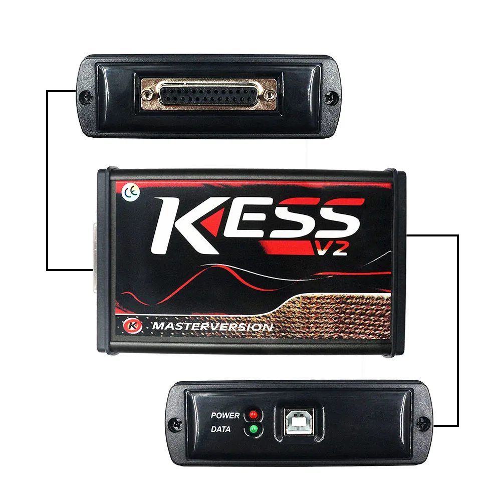 V2.47 V5.017 Kess V2 мастер версия ECU программист инструмент онлайн Kess V2 V5.017 V2.53 без жетона ограничения ЕС красный Kess V5.017 V2.53