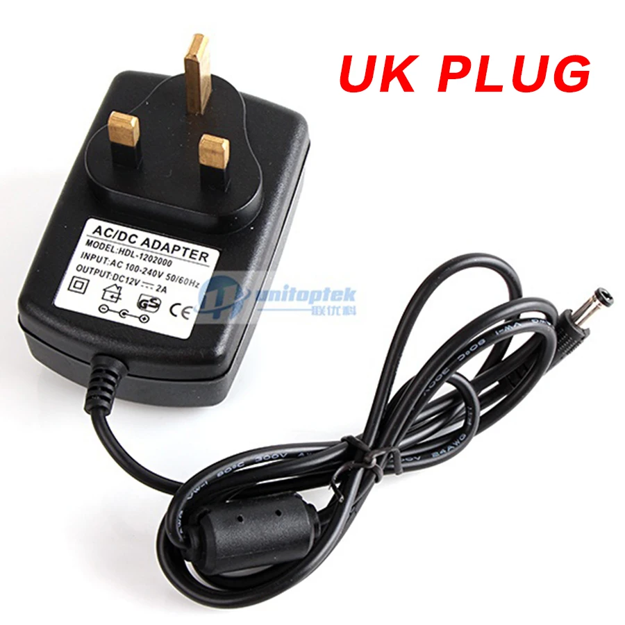 Квалифицированный AC 110-240V к DC 12V 2A переключатель питания адаптер для CCTV EU/US/UK/AU Plug |