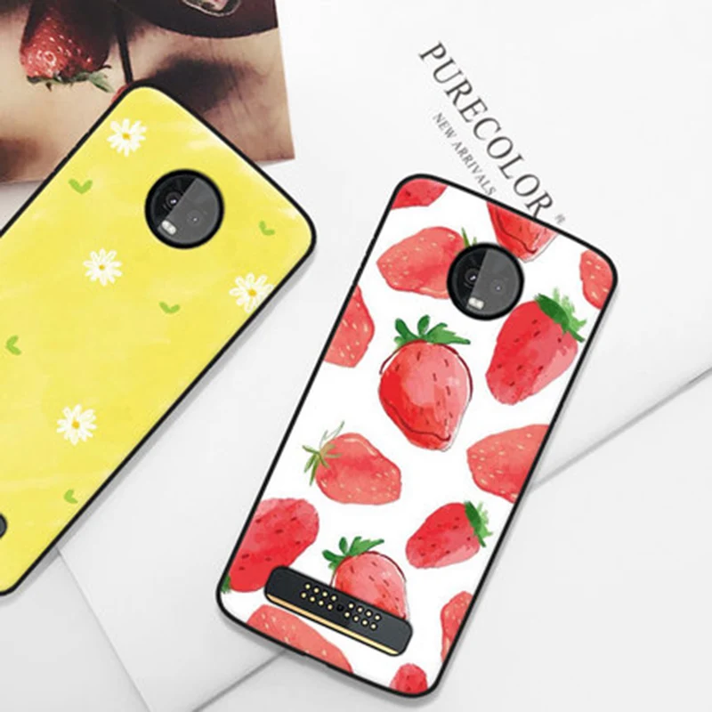 2 шт. для Moto Z3 чехол милый мультяшный мягкий телефона Z 3 MotoZ3 чехлы Z3|Бамперы| |