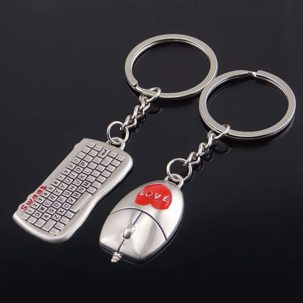 OTOKY 2019 New 1PC Mouse And Keyboard Model Keychain Outdoor Key Ring Pendant Keyring Gift 328 | Украшения и аксессуары