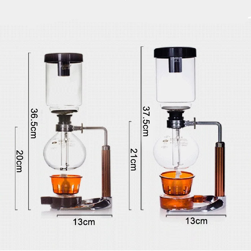 Homadise Syphon кофеварка японский стиль вакуумный стеклянный Сифон горшок перколаторы