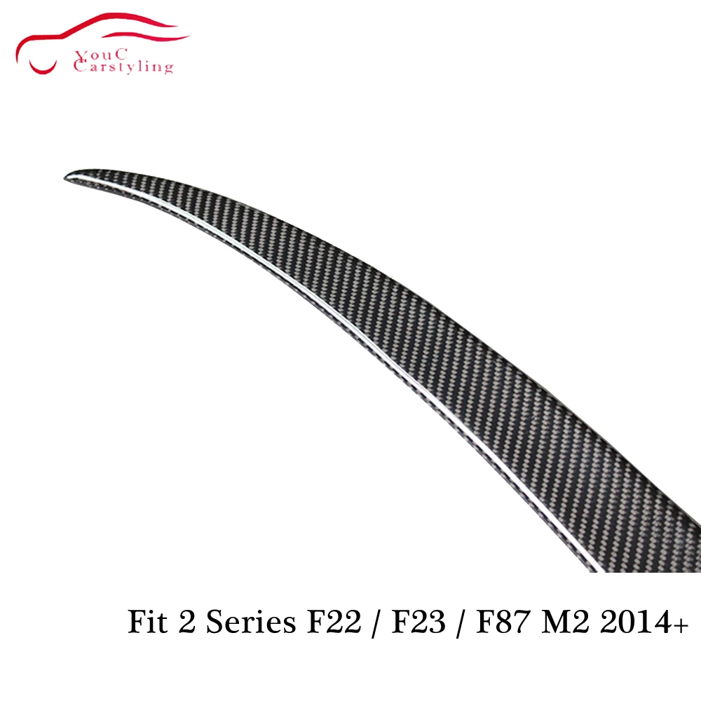 M2 углеродное волокно задний спойлер крыло багажник загрузки хвост губ сплиттер