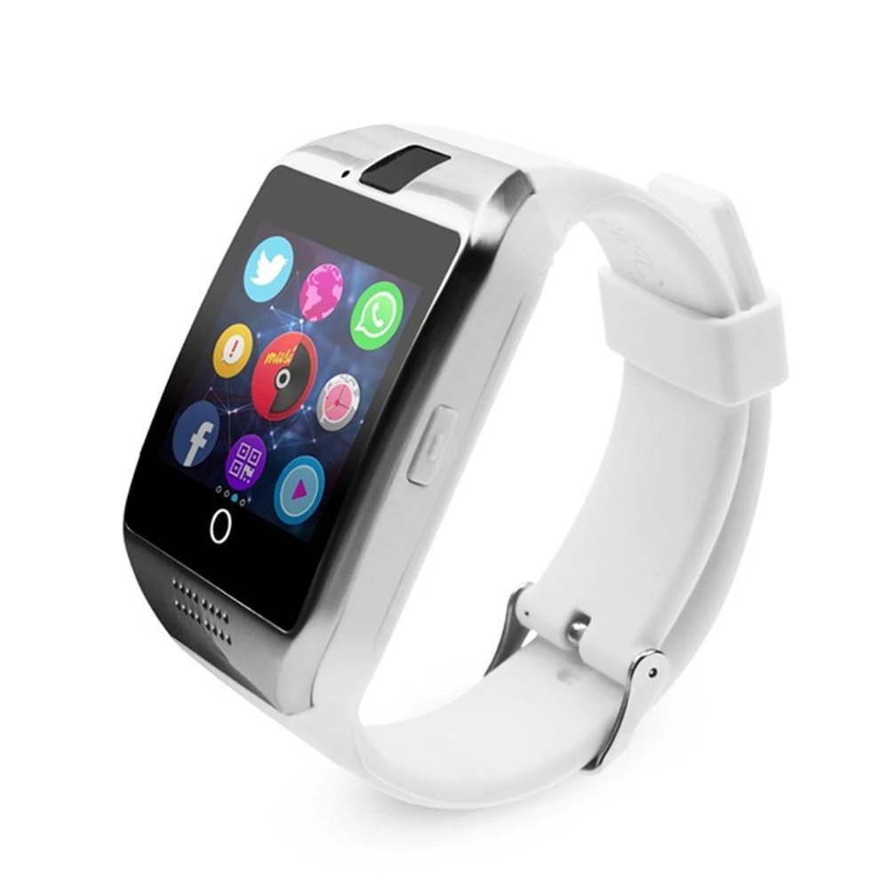 Bluetooth Q18 Фитнес Трекер Смарт часы Smartwatch Relogio Камера для IOS Apple huawei телефонах Android PK